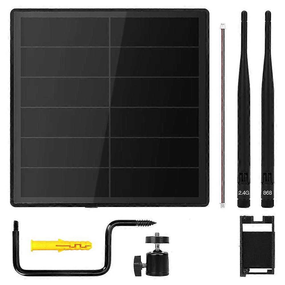 Selbstbau-5-w-solarpanel Mit Antenne Für Das Rak4631 Sx1262 Solarentwicklungsboard, Kompatibel Mit Lorawan Und 868 Mhz Mesh/meshcore