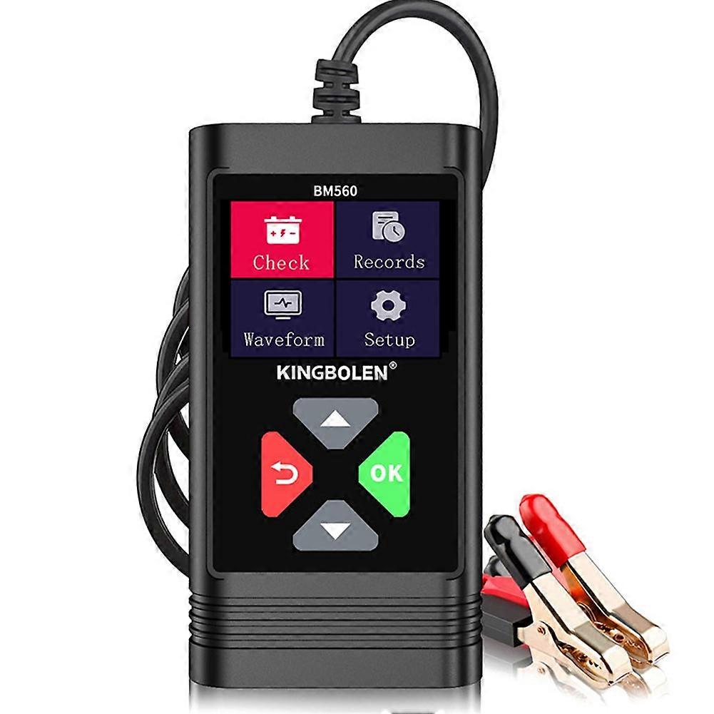 Kingbolen Bm560 6v/12v Kfz-batterietester – Kfz-prüfgerät – Batterieanalysator Mit Umkehrbarer Klemme