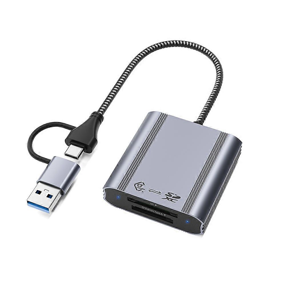 Dual-slot Cfexpress Typ-a 10 Gbit/s Sd-speicherkartenleser, Usb 3.2 Gen 2 Cfexpress Typ A Cfe/sd2.0-adapter