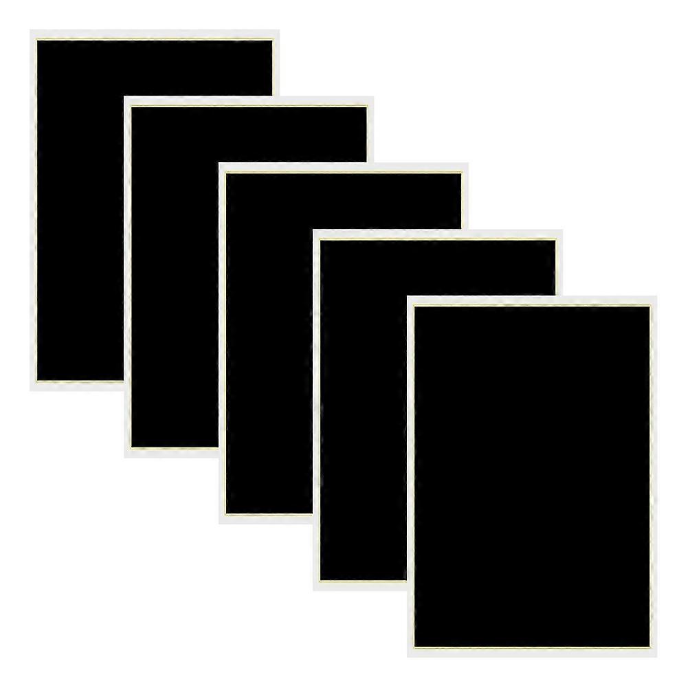 Packung Mit 5 Blatt Markierungspapier Für Lasergravur, 15 X 10,63 Zoll, Schwarz, Für Faserlasermarkierung Und -gravur.