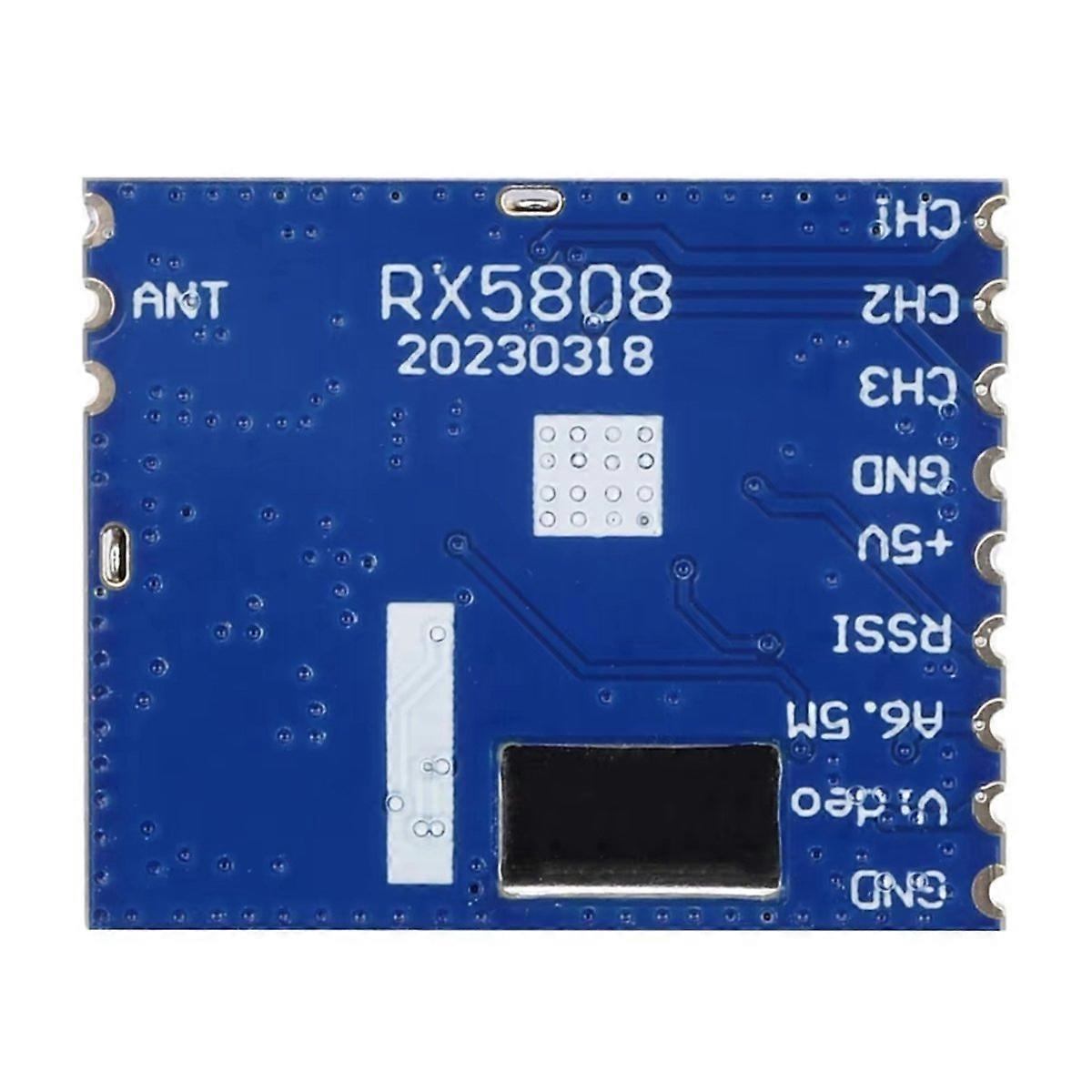 Rx5808 5,8 Ghz Fpv-funk-audio-video-empfängermodul Für Frequenzphasenverriegelte Analoge Av-signalausgabeplatine