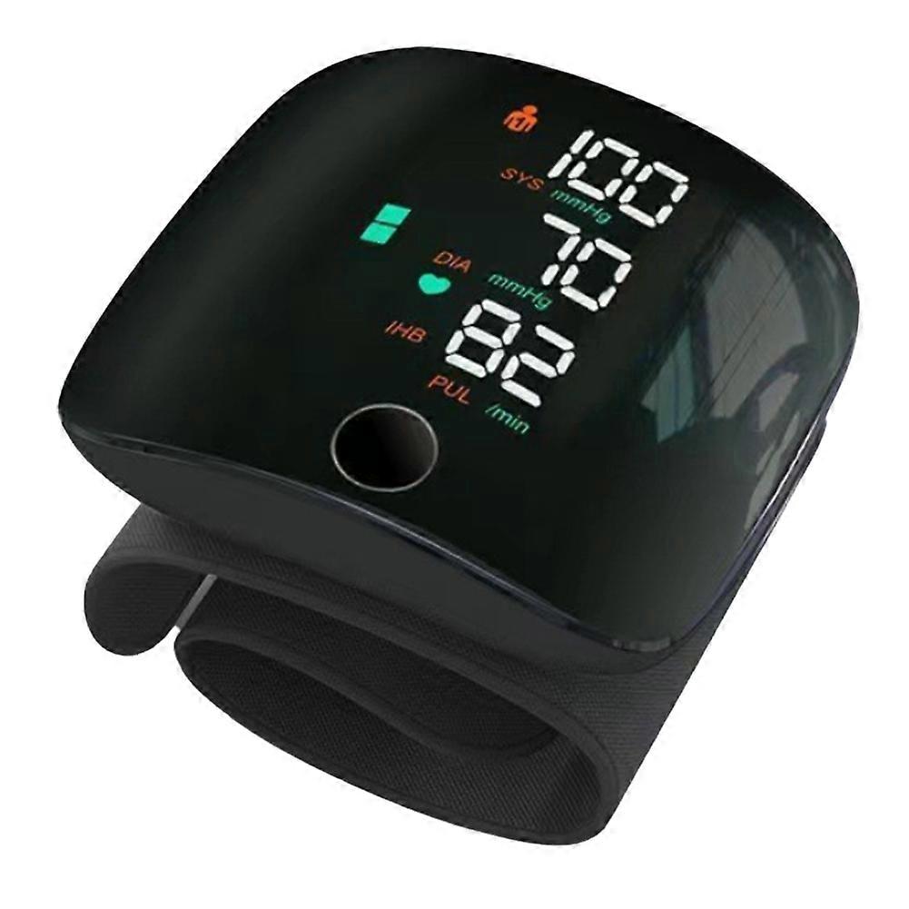 Digitales Blutdruckmessgerät Für Das Handgelenk Mit Lcd-touchscreen, Sprachfunktion Und Automatischer Herzfrequenzmessung