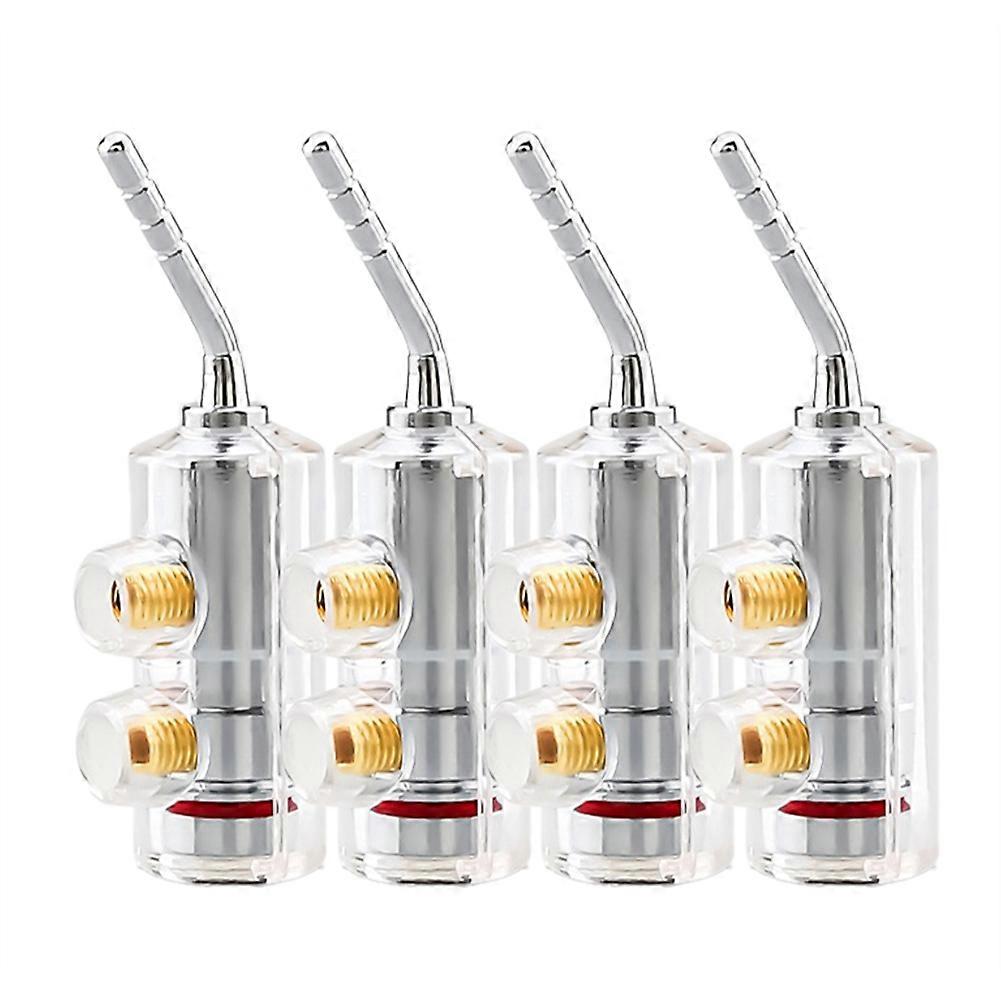 B552r 2-mm-lautsprecherklemmen Für Rhodiniertes Stiftkabel, Schraubkabeladapter Mit Bananensteckern