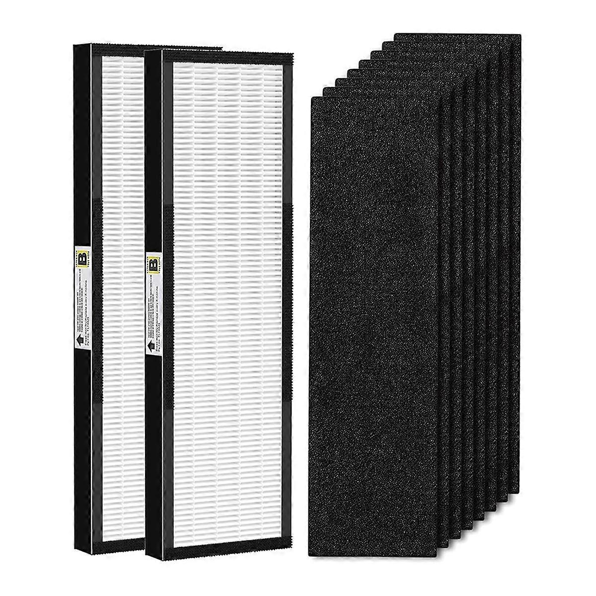 Flt4825 Ersatzfilter Für Germ Guardian Luftreiniger, Kompatibel Mit Den Modellen Ac4825 Und Ac4850: 2 Hepa-filter Und 8 Kohlefilter.
