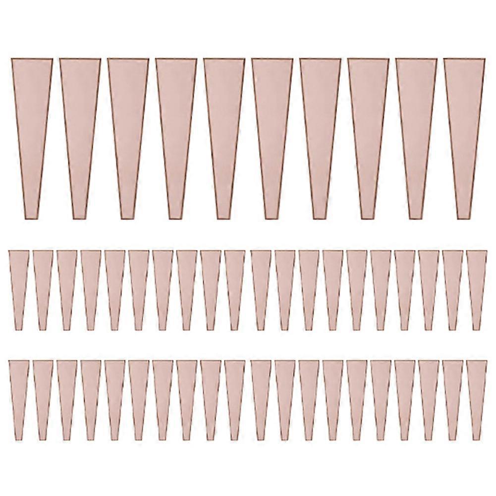 Packung Mit 50 Einzelnen Rosa Beuteln Zum Verpacken Von Blumensträußen, Ideal Für Den Valentinstag.