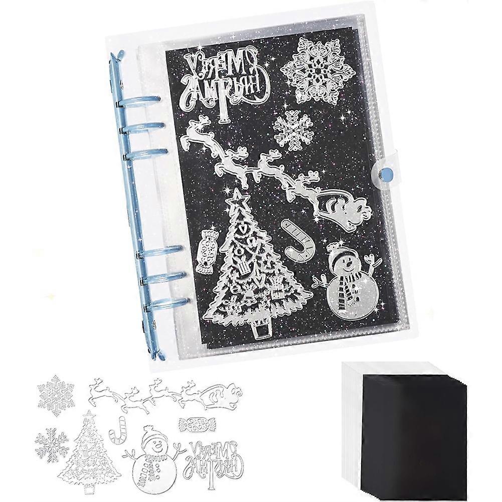 Skyrealm Scrapbooking-zubehör, Magnetische Aufbewahrungsfolien Für Stanzformen Und Weihnachtsstanzformen-set Für Die Diy-kartenherstellung (49 Teile)