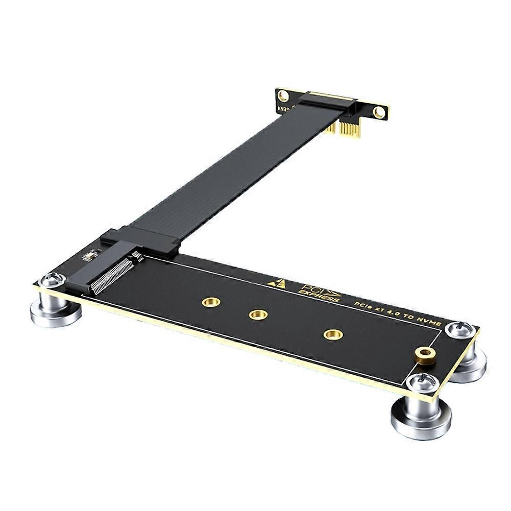 Pcie 4.0 X1 Magnetische Riser-karte Für M.2 Nvme Ssd, 10 Cm Verlängerungskabel, 16 Gbit/s, Desktop-pc-kompatibel