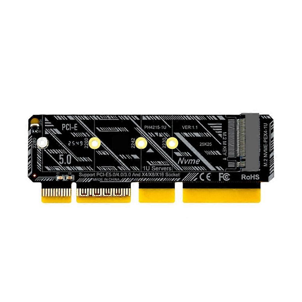 Ph4215-1u Nvme M.2 Zu Pci-e 5.0 Adapterkarte, Einzellaufwerk-adapterkarte, M-key, 4x Volle Geschwindigkeitserweiterung Für 1u-server