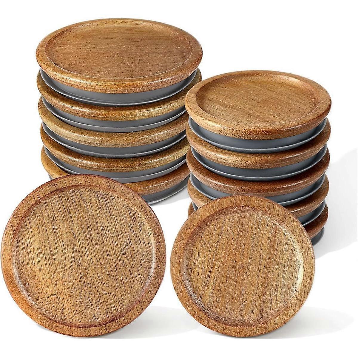 Holzdeckel Für Einmachgläser, Standard- Und Weitöffnungsdeckel Aus Holz Für Die Aufbewahrung, Wiederverwendbare Deckel Für Einmachgläser