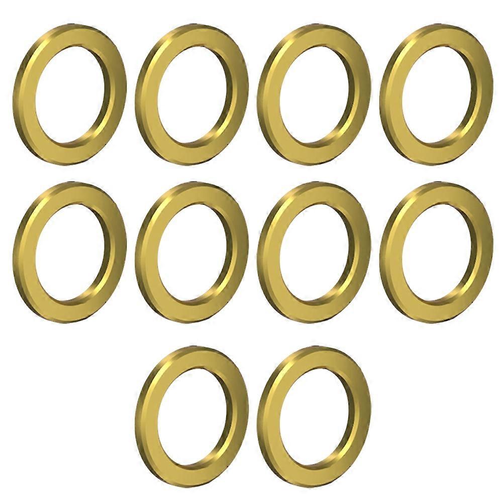 Set Mit 10 M6 Titan-unterlegscheiben Für Universelle Fahrradschrauben, 6-mm-dichtung, Goldener Distanzring Für Mountainbikes Und Rennräder