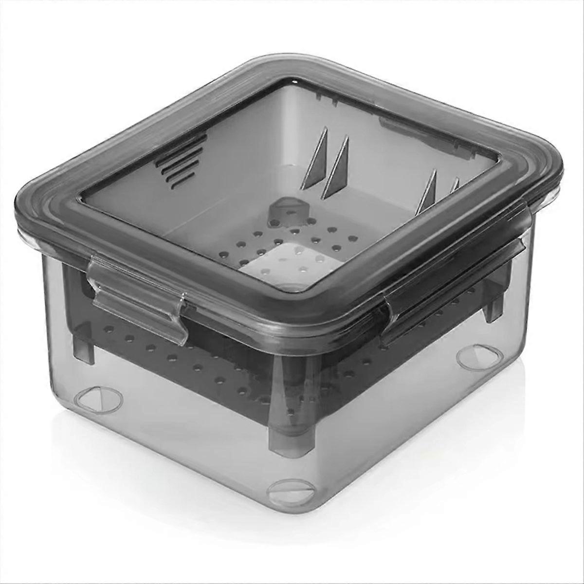 Effizienter Tofu Mit 3-lagigem Abtropfsystem – Integrierter Abtropfeinsatz, Spülmaschinenfest, Ideal Für Die Küche