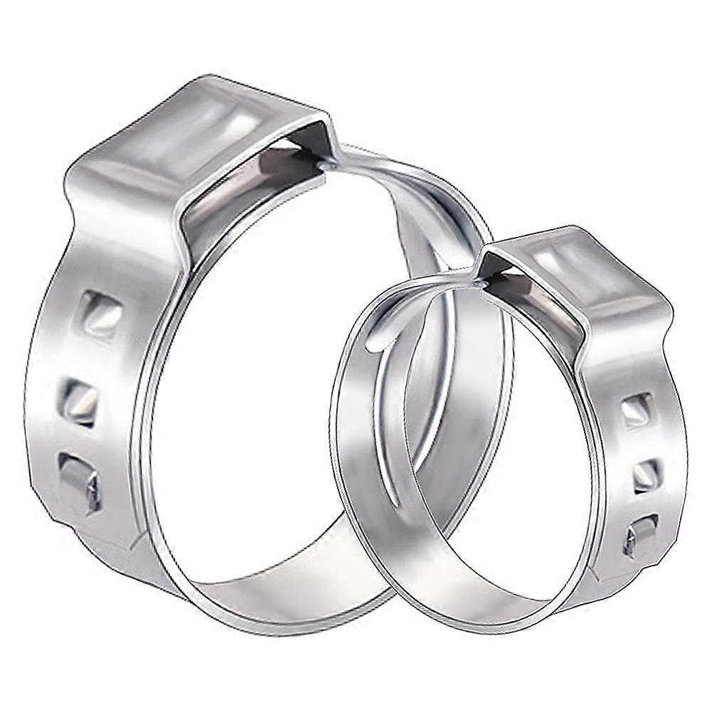 Packung Mit 35 Pex-schlauchschellen (1/2 Zoll), Pex-pressring Aus Edelstahl, Einohrige Schlauchschelle Für Pex-rohrverschraubungen