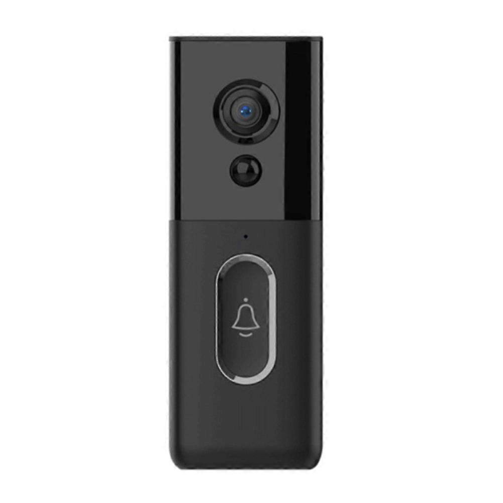 Wasserdichte Smarte Video-türklingel Mit Pir-präsenzerkennung, Sprach-gegensprechanlage Und Echtzeit-videobenachrichtigungen Auf Dem Smartphone.