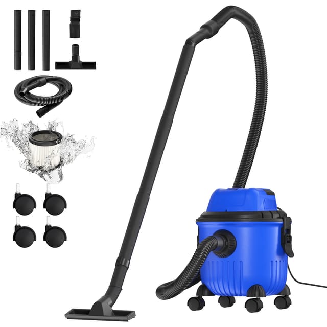 Nass- und trockensauger 15L 2000W autowerkstattsauger 3 in 1 gebläse & düsen