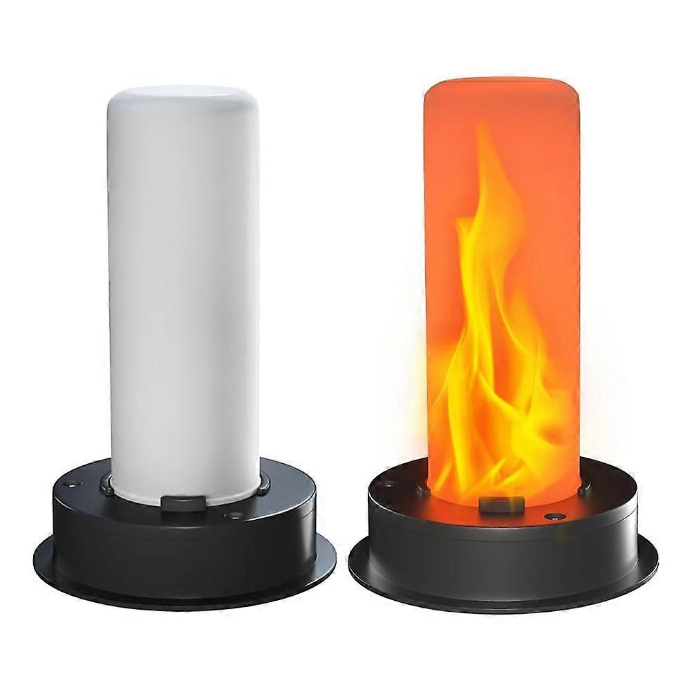 Set Mit 2 Ersatzspitzen Für Solarlampen Mit Flackernder Flamme, Wasserdichtes Ersatzteilset Für Solarlaternen Im Außenbereich