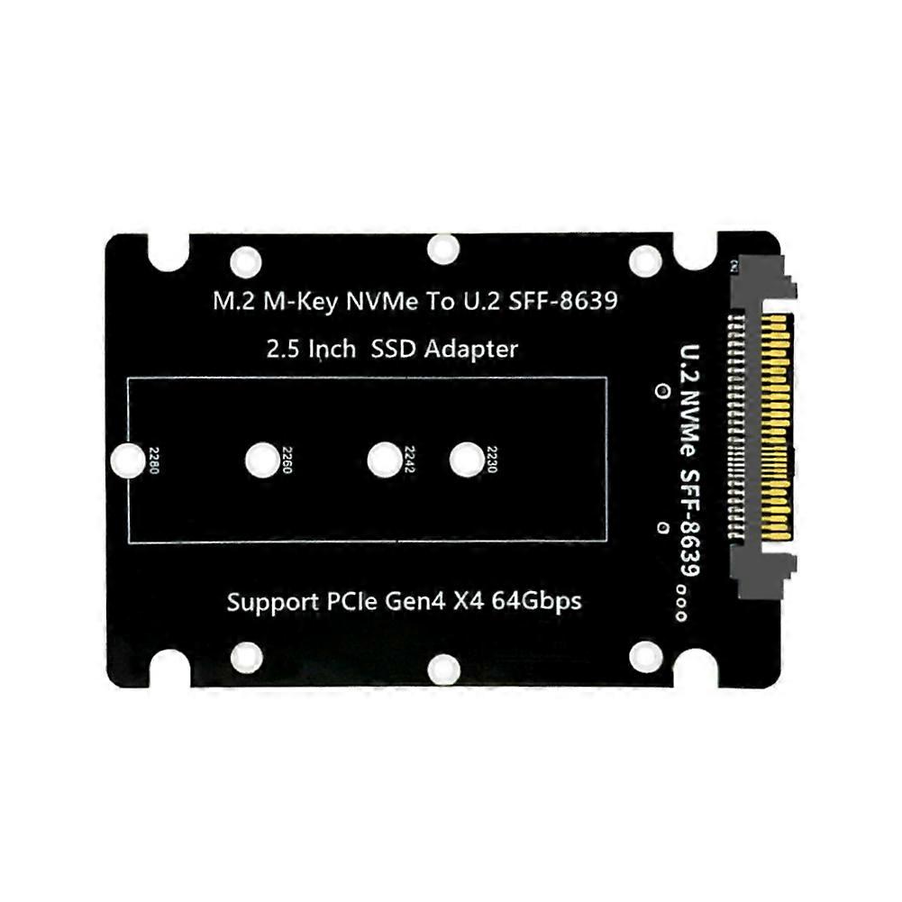 M.2 Nvme Auf U.2 Adapterkarte, Pcie 4.0 Gen4 M-key Ssd-erweiterung Für Die Formfaktoren 2230, 2242, 2260 Und 2280