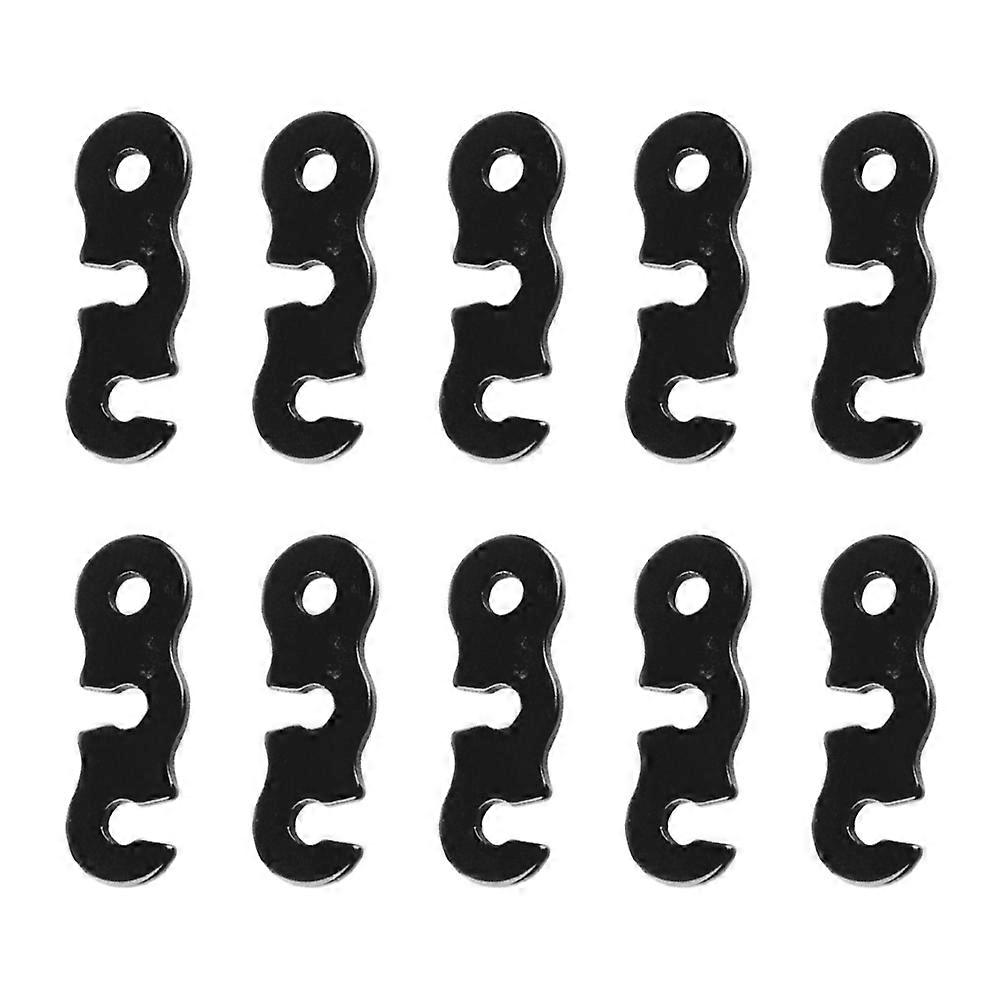 Set Mit 10 Verstellbaren S-förmigen Seilspannern Für Campingzelte, Befestigungszubehör Für Campingzelte.
