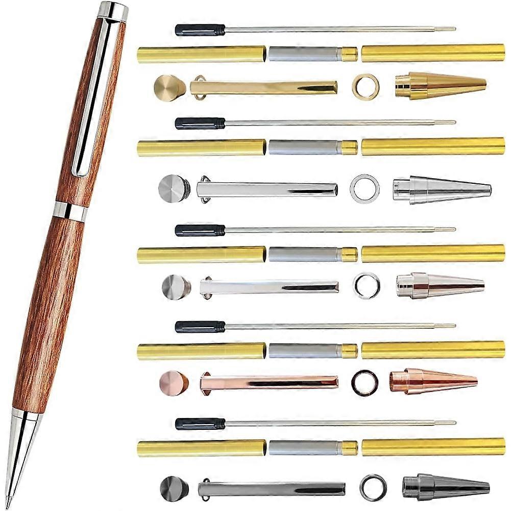 Schlankes Drechselstift-set, 5-teilig Mit Verschiedenen Oberflächen, 7 Mm Drehstift