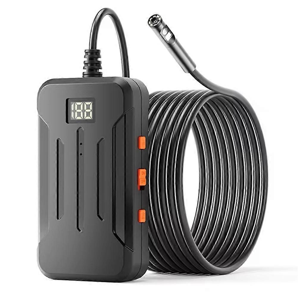 Industrie-endoskop F300 Mit Wlan, Dual-lens-hd1080p-kamera, 5,5 Mm Durchmesser, Ip68 Wasserdicht, 2600-mah-akku Und Led