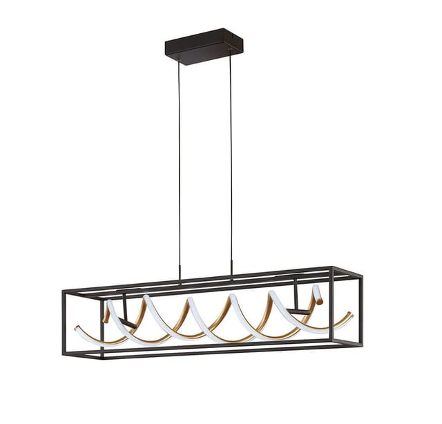 LED Pendelleuchte GIAN mit Fernbedienung dimmbar & Tageslicht, Breite 90cm