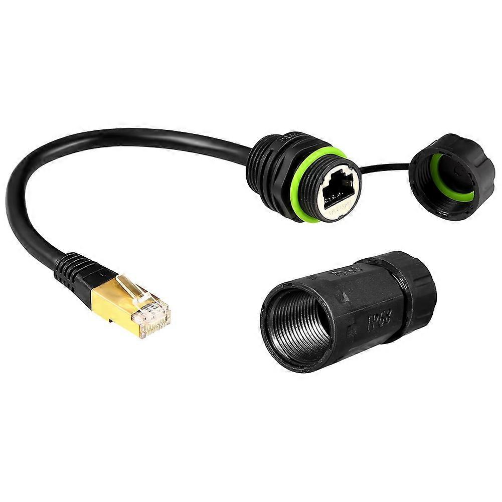 Ip68 Wasserdichter Rj45 M20-stecker, Geschirmter Cat6-ethernet-koppler Zur Netzwerkerweiterung