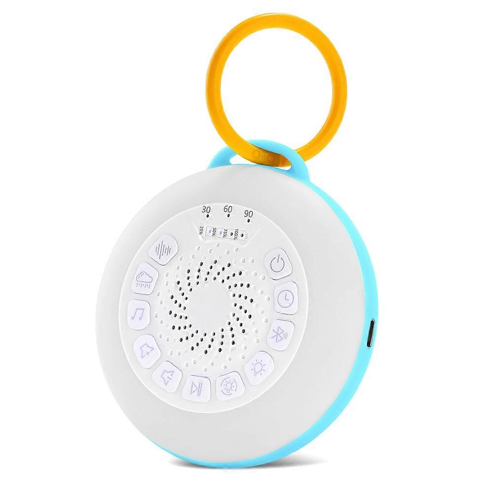 Weißrauschgenerator Mit 11 Einstellbaren Weißrauschstufen, Nachtlicht, Bluetooth-lautsprecher Und Timer (blau).