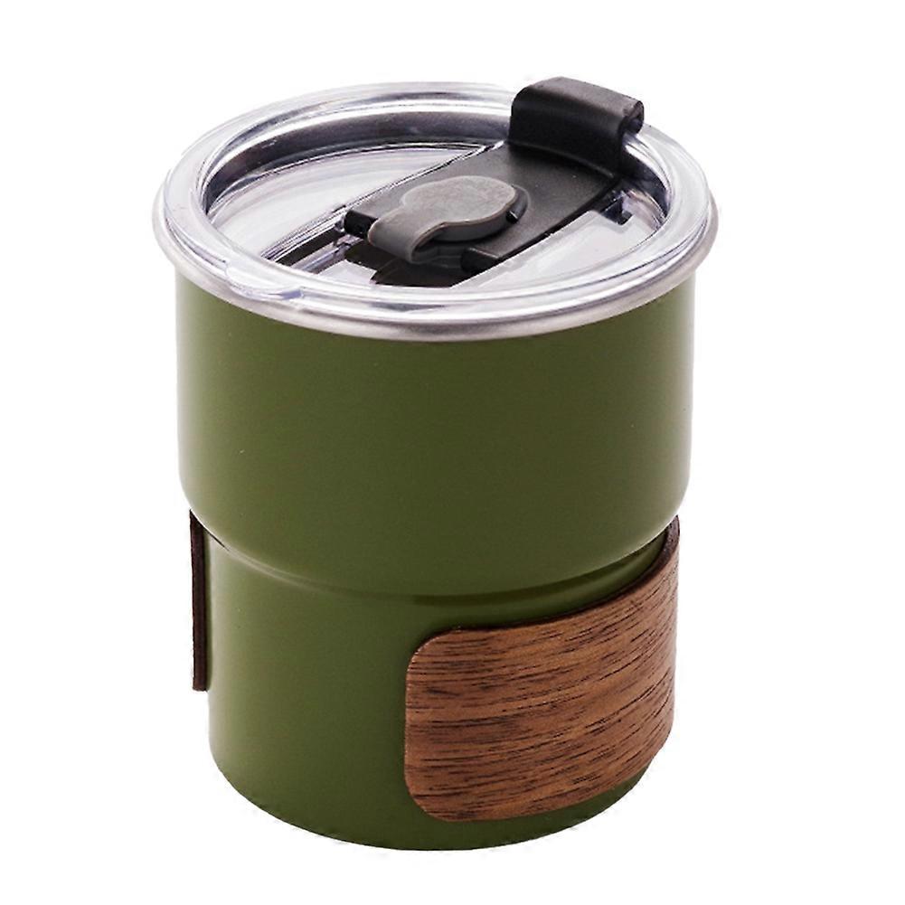 Hitzebeständiger Campingbecher Aus Edelstahl 304, Hitzebeständiger, Tragbarer Wasserbecher, Grün