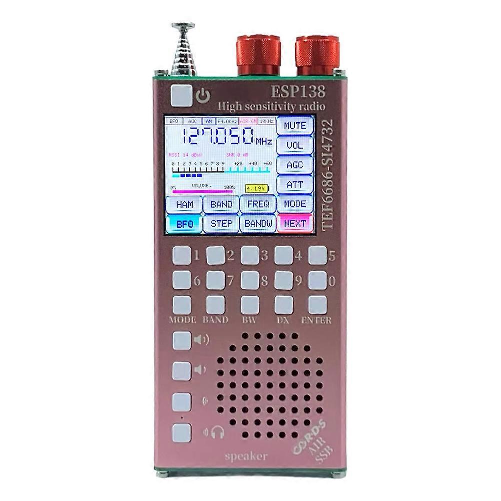 Hochempfindlicher, Tragbarer Dual-mode-radioempfänger Mit Tef6686-chip Und Rds-datenanzeige