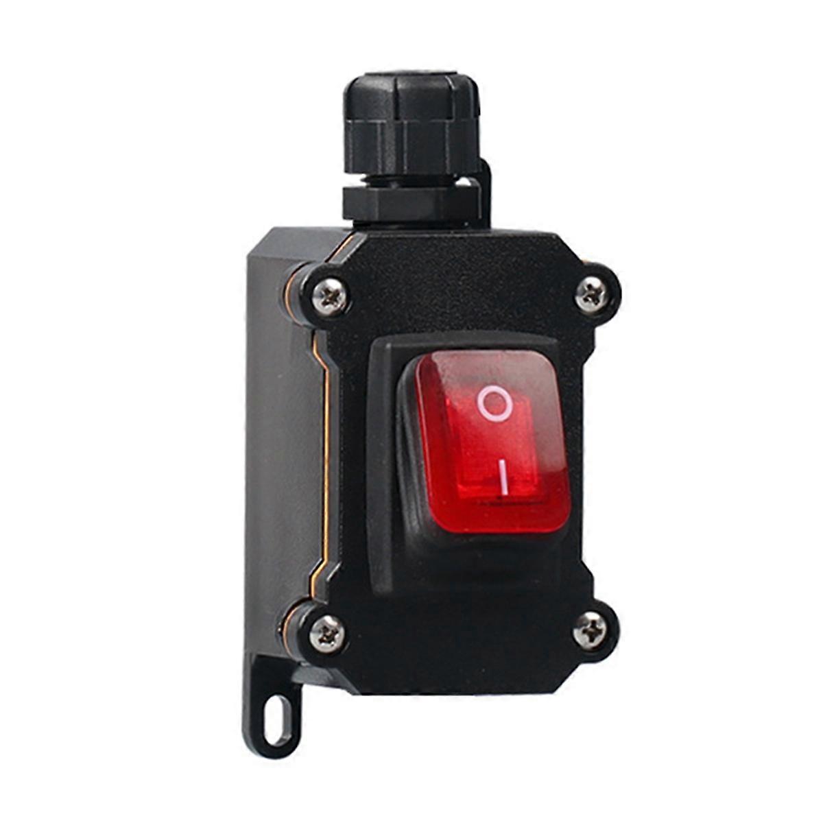 Wasserdichter Wippschalter Ip68 Für Boote, 12-24 V, 30 A, Mit Ein-/ausschalter Und Led-anzeigeleuchte.