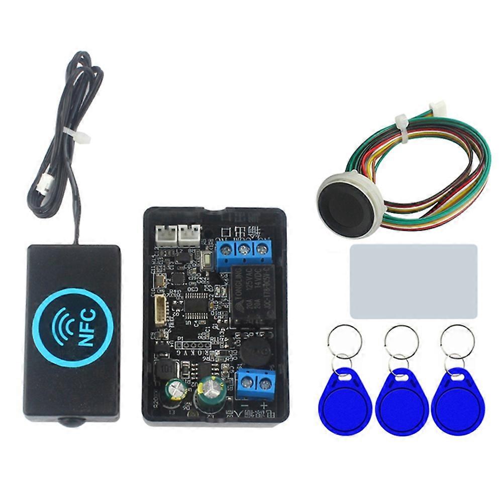 Nfc-fingerabdruck-zutrittskontrollsystem, Relaismodul Zur Steuerung Elektrischer Schlösser, Induktionsschalter Für S1-smartcard, Fingerabdruck Und Nfc