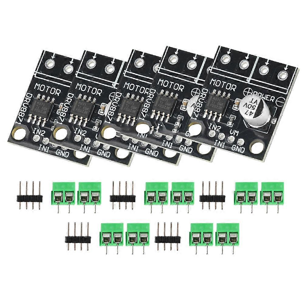 Drv8871 H-brücken-motorsteuermodul (5 Stück) Für 6,5-45v, 3,6a Dc-bürstenmotoren Mit Pwm-steuerung.