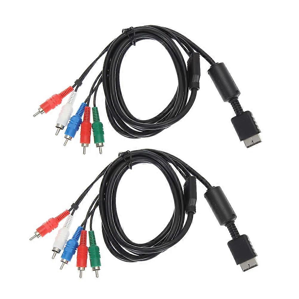 1,8 M Langes Hdtv-komponenten-audio-video-kabel Auf Rca Für Sony Playstation Ps, Ps2, Ps3 Slim Hd Multi Out Composite Rca