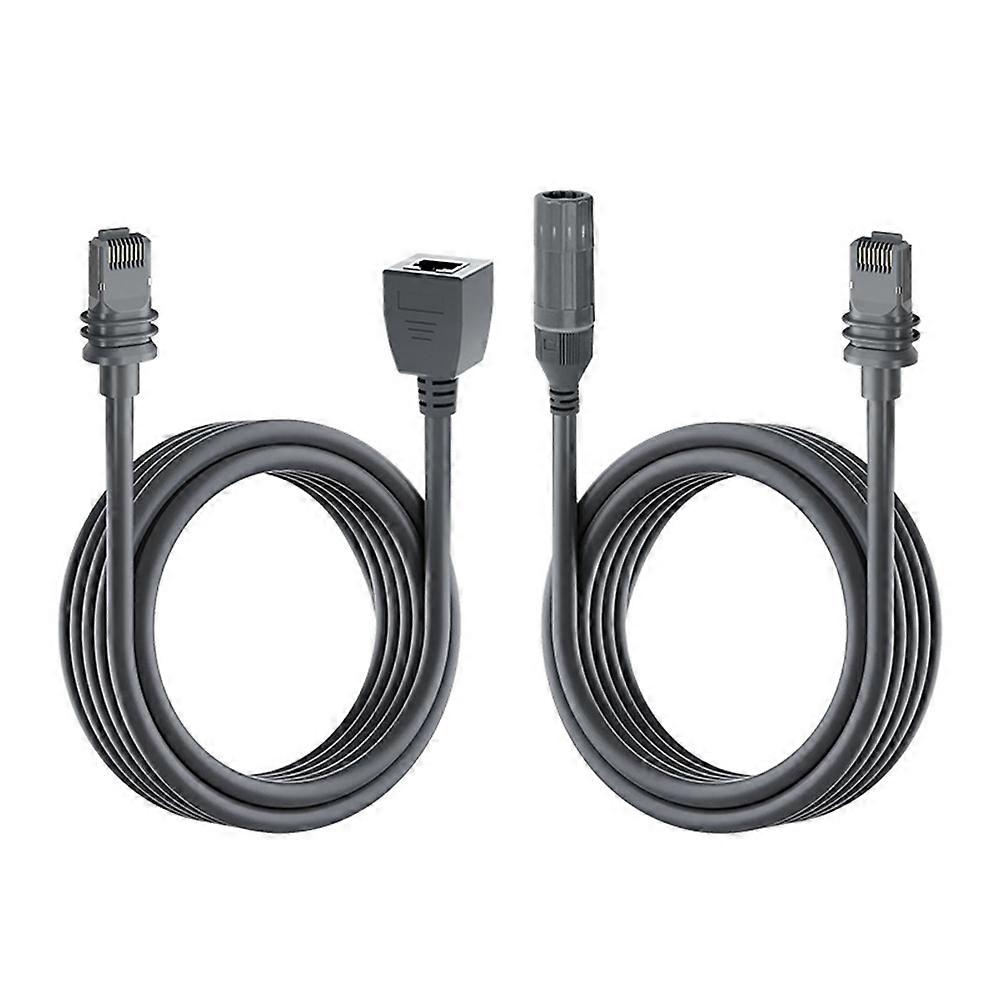 Packung Mit 2 Ethernet-adaptern, Verlängerungskabel Für Gen3 Doppelt Geschirmtes Ip68 1200 Mbps Empfangskabel, 0,5 M