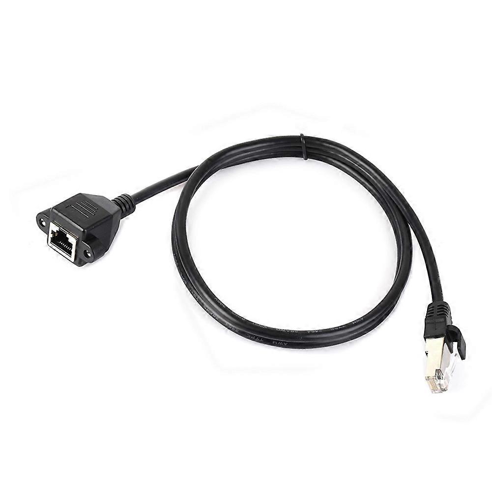 Rj45 Cat.5e Ethernet-verlängerungskabel Mit Effektiver Abschirmung Gegen Störungen, 1 M Langes Hochgeschwindigkeits-pvc-netzwerkkabel