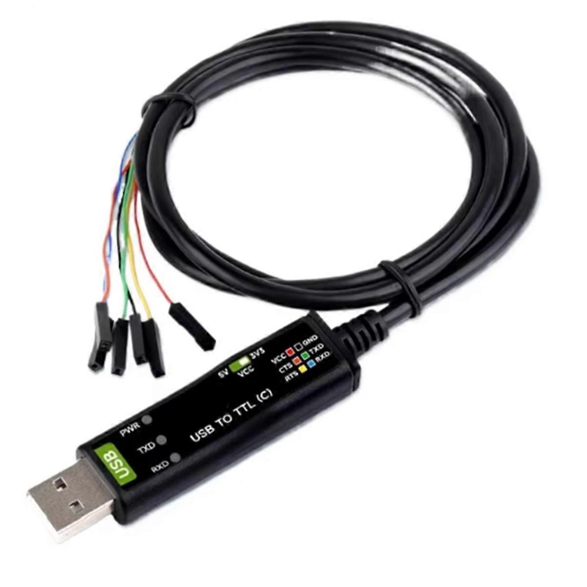 Industrielles Usb-zu-ttl(c)-seriellkabel, 6-polige Freie Steckerschnittstelle, Originaler Ft232rnl-schutzschaltkreis