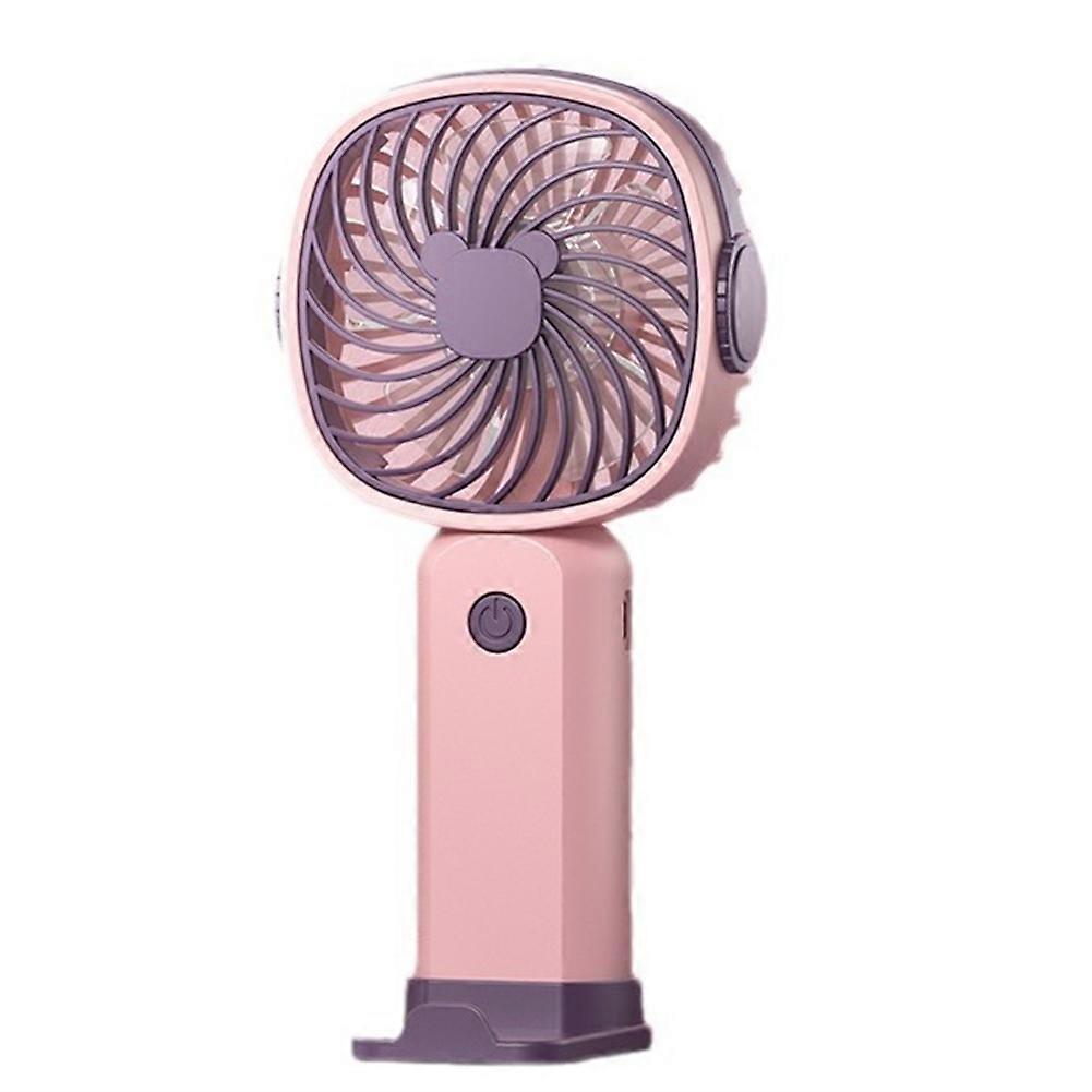 Kompakter Und Multifunktionaler Tragbarer Outdoor-ventilator Mit Handyhalterung Und 3 Geschwindigkeitsstufen, 400 Mah Wiederaufladbarer Akku.