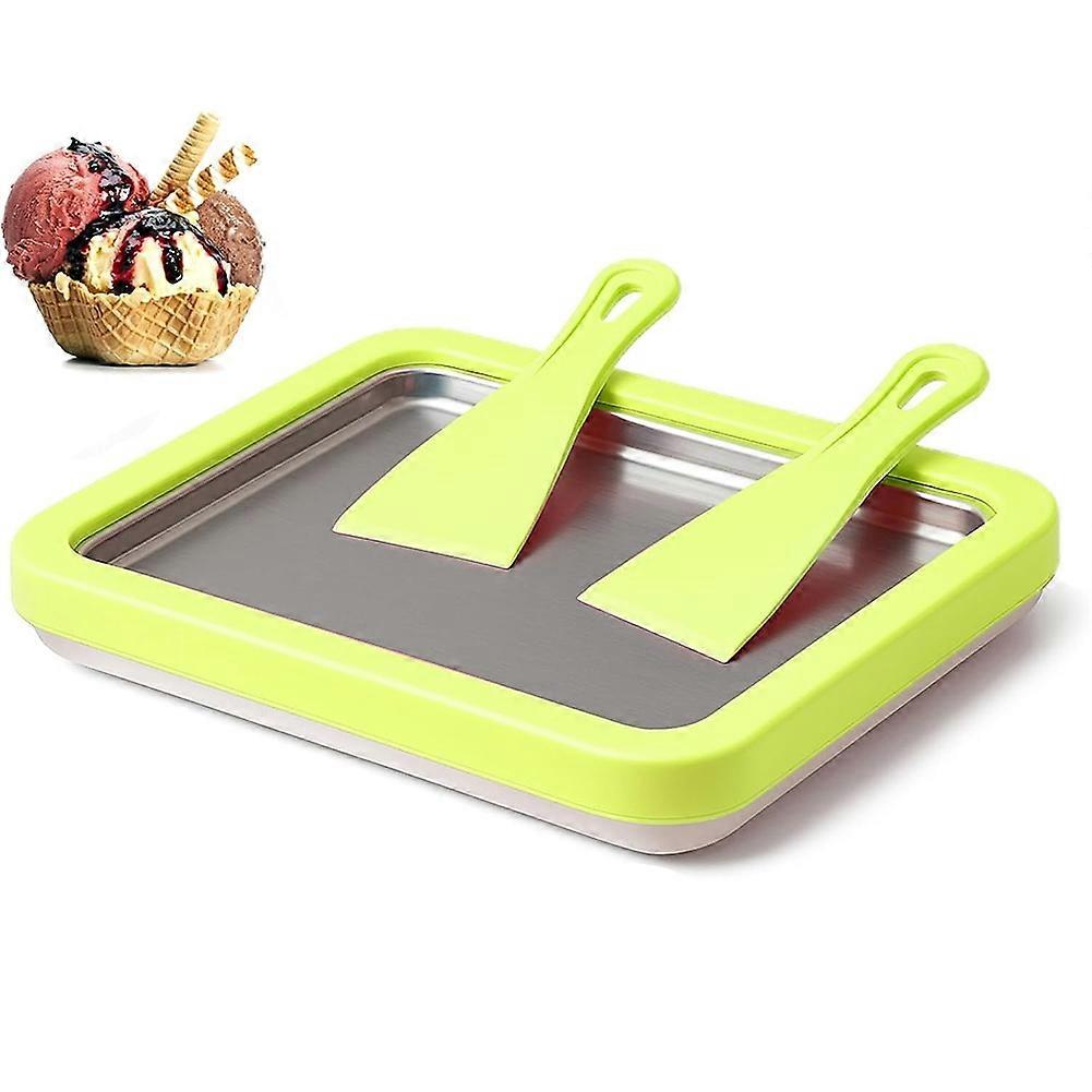 Eismaschine Zum Rollen, Eismaschinen 2026, Diy-eismaschine Zum Rollen Mit 2 Schabern, Für Hausgemachtes Eis.