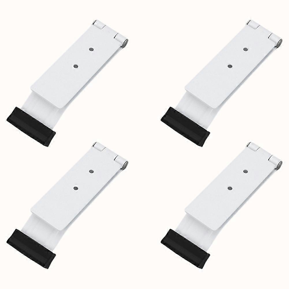 Fußpedal-türstopper (4er-set) Ohne Bohren, Türstopper Aus Metall Zum Offenhalten Von Türen.