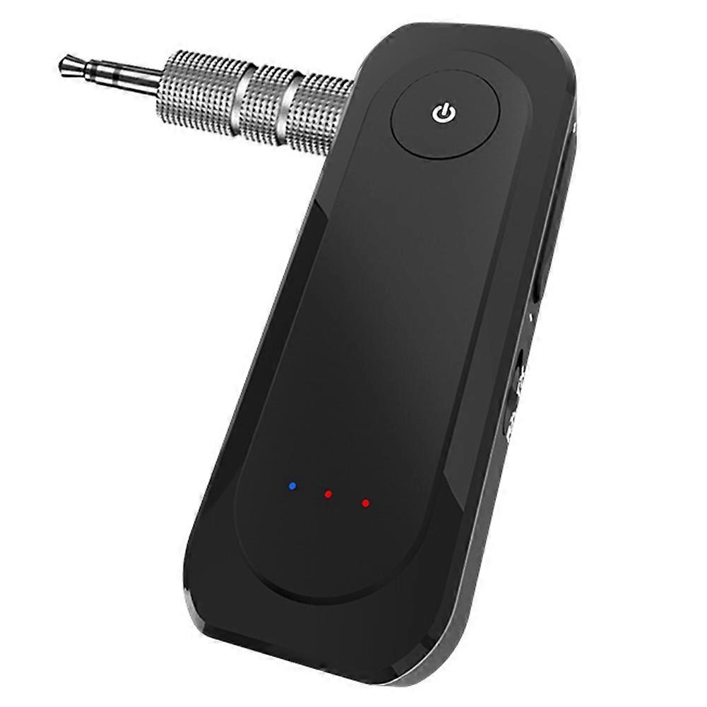 2-in-1 Bluetooth 6.0-funk-audioadapter Mit Transceiver, 3,5-mm-aux-eingang, Verlustfreier Audioübertragung Und Mikrofon Für Auto, Lautsprecher, Fernseher, Pc Und Flugzeug