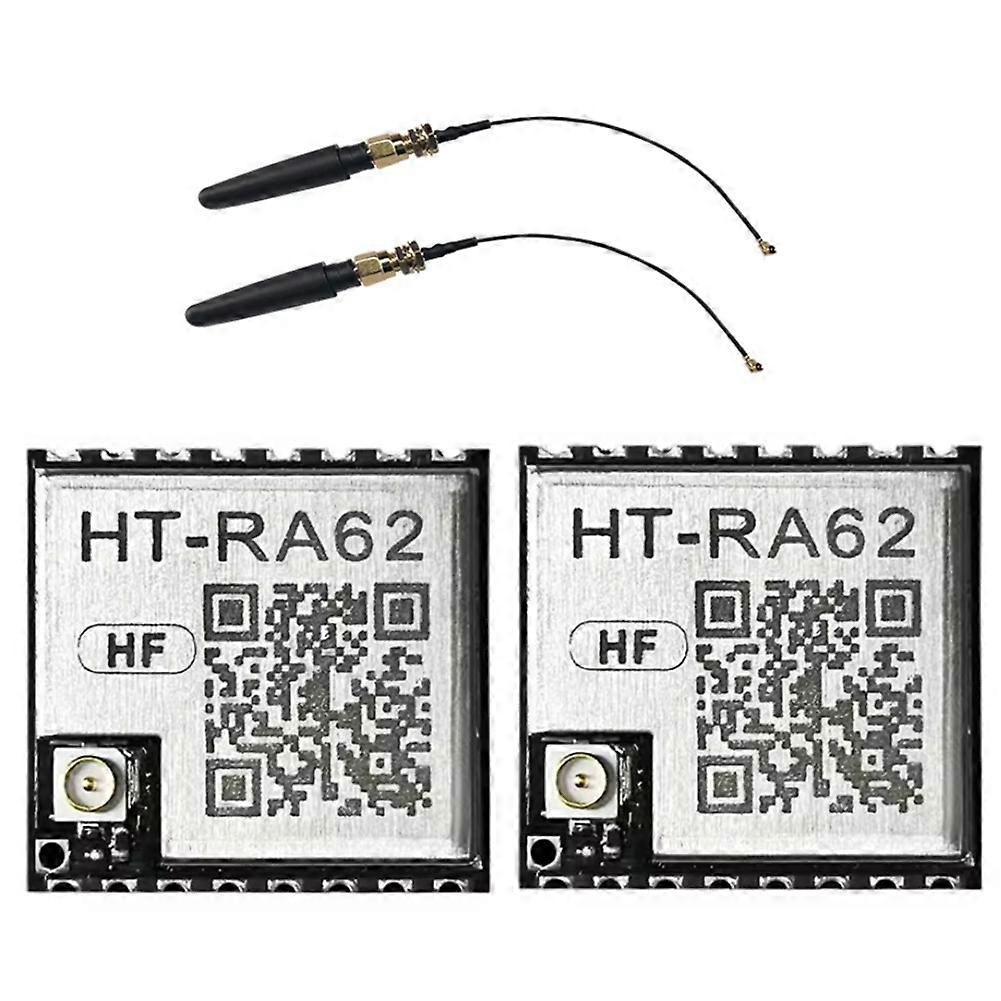 Ht-ra62 Serie Lora Modul (2 Einheiten) Mit 868-915 Mhz Sx1262 Antenne, Low Power Spread Spectrum Kommunikationsmodul.