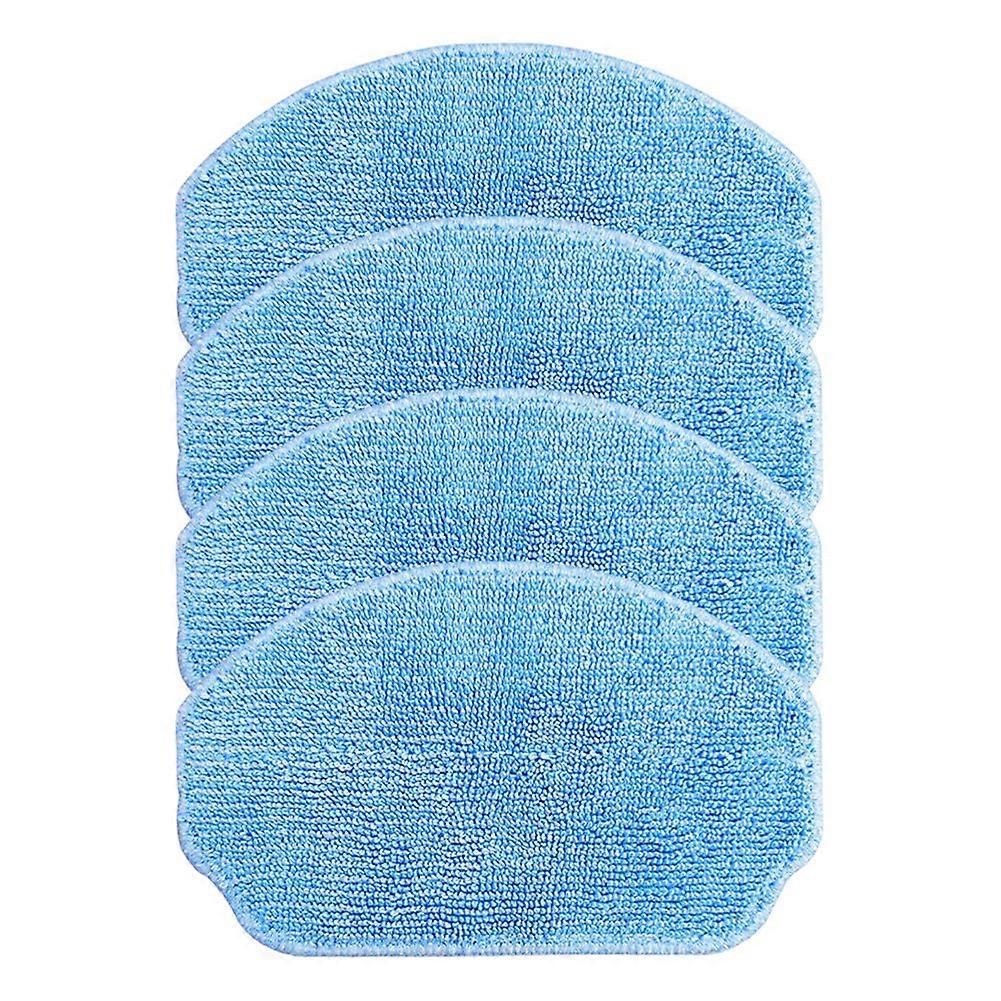 Set Mit 4 Ersatz-mikrofasertüchern Für Den Cecotec Conga 999 Saugroboter, Für Eine Effektive Bodenreinigung.