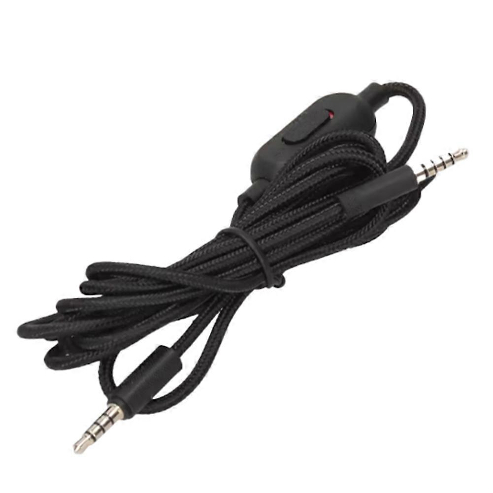 Ersatz-verlängerungskabel Aus Geflochtenem Material Für Logitech G233, G433 Und Gprox Gaming-headsets Mit Lautstärkeregelung Und Stummschaltclip