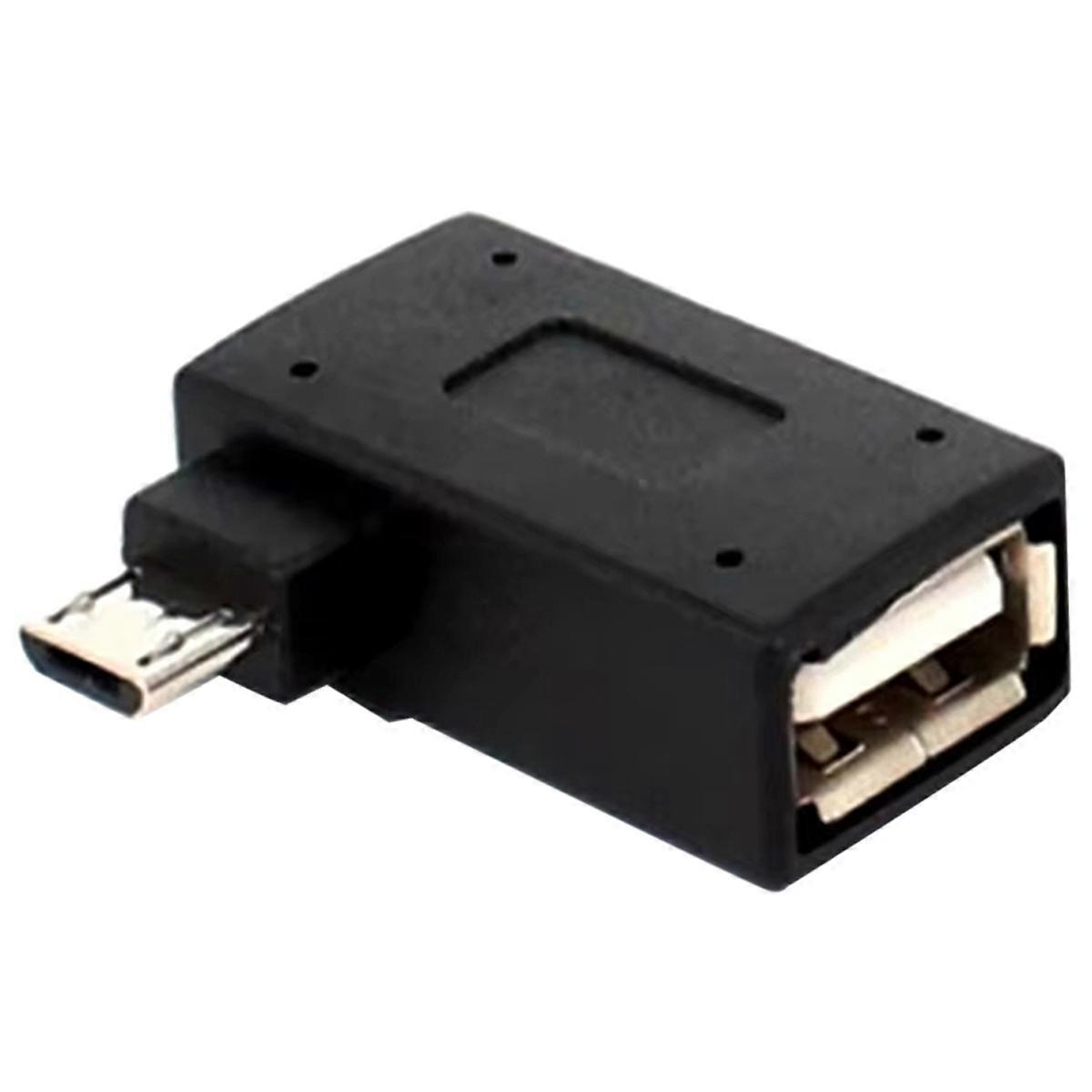 10 Micro-usb-otg-adapter Für Tv, Mini Classic Und Mini Mit Netzteil (abgewinkeltes Design) B