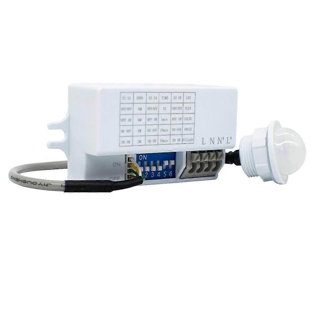 Ac/90-265v Pir-infrarot-bewegungsmelderschalter Mit Timer Für Automatische Led-lampen Und Intelligente Beleuchtung.