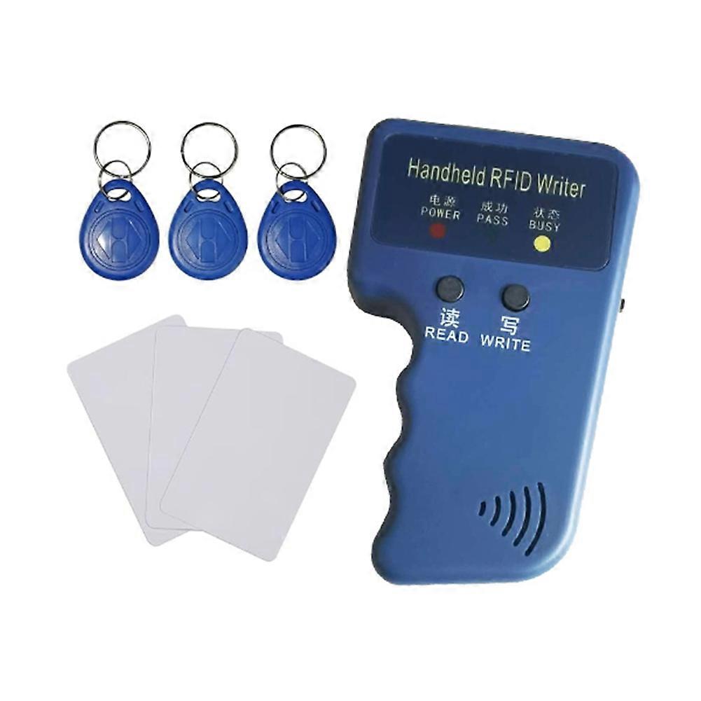 125-khz-kartenleser/-schreiber Für Id, Hid Und Awid, Tragbarer Rfid-kopierer Mit 3 Schlüsselanhängern T5577