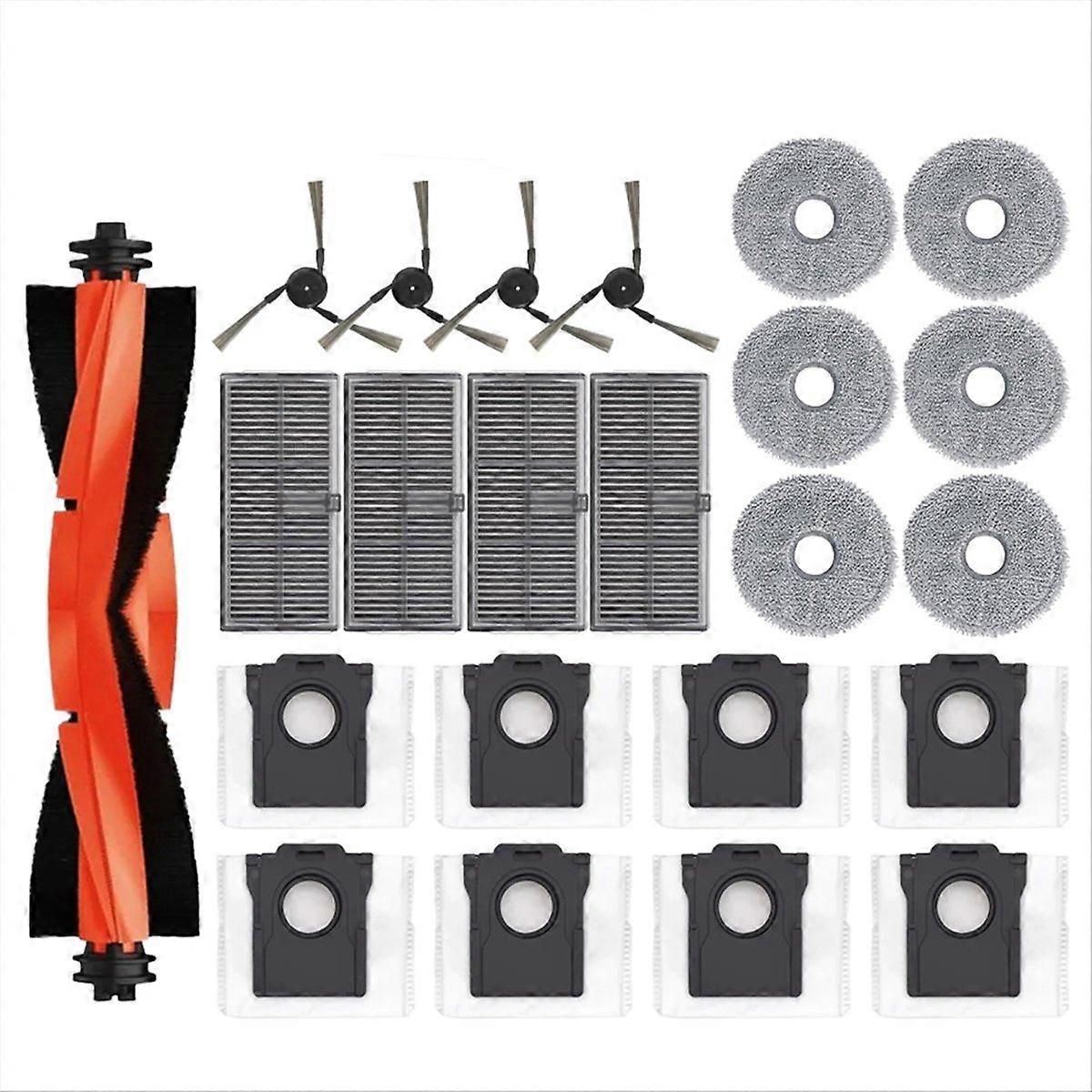 Geeignet Für Die Staubsauger S30 Pro Ultra/x40 Pro: Verbrauchsmaterialien, Hauptseitenbürste, Hepa-filter, Reinigungstuch Und Zubehör.
