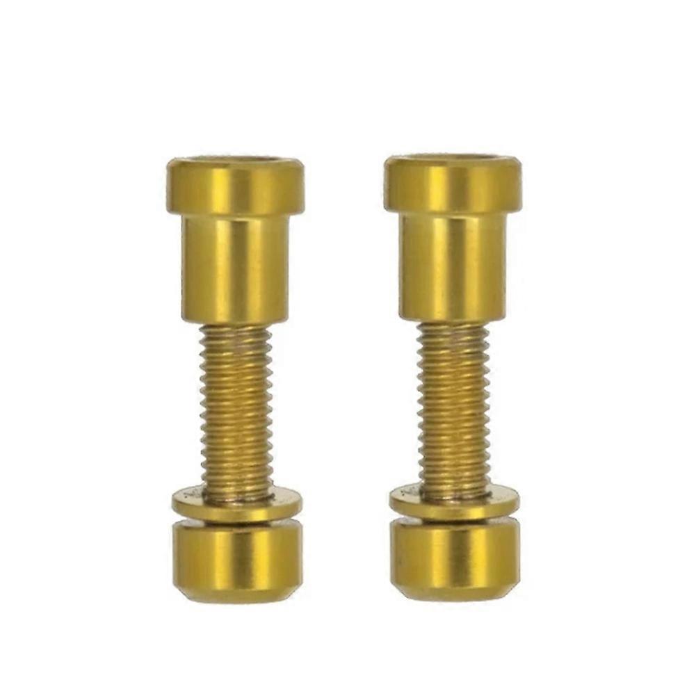 M5x18 Mm Vorbauschraube Aus Titanlegierung Mit Unterlegscheibe Für Rennradlenker, Goldfarben