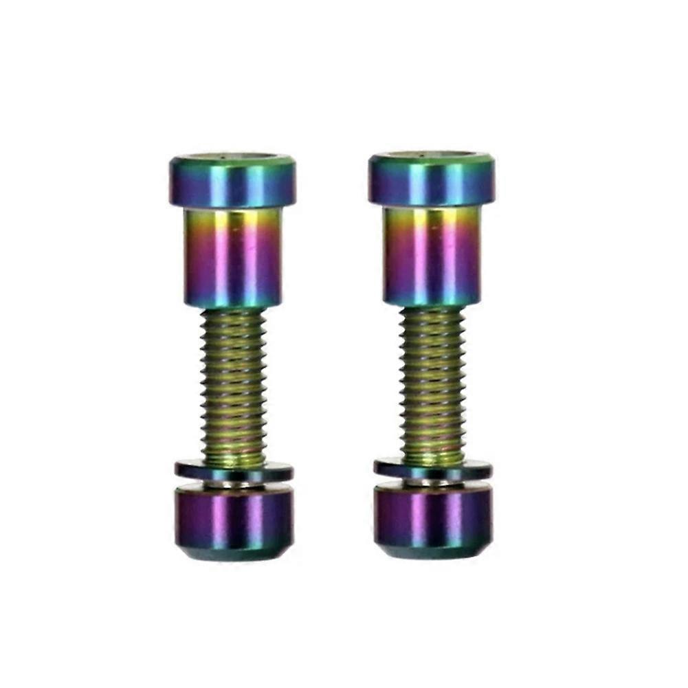 M5x18 Mm Vorbauschraube Aus Titanlegierung Mit Unterlegscheibe Für Rennradlenker, Farbe