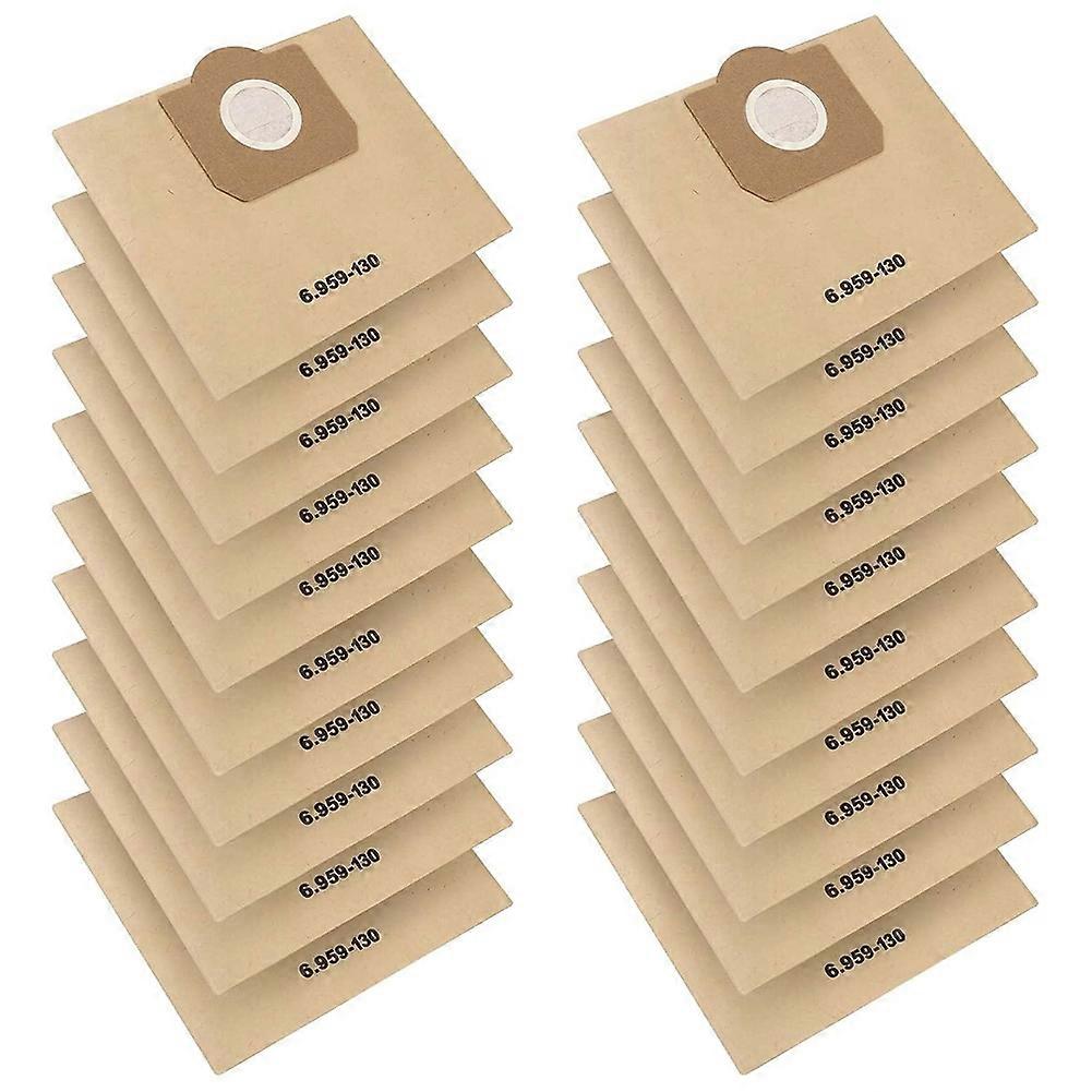 Kärcher Staubsaugerbeutel 6.959-130.0, Papierfilterbeutel Für Kärcher Staubsauger, Wd3 1629 Mv3 Premium, 20er-packung