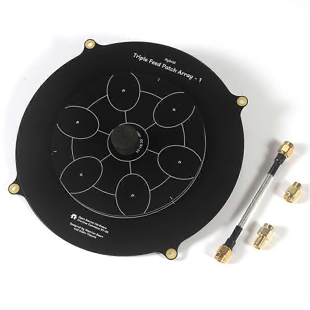 5,8 Ghz 14 Dbi Richtantenne, Zirkular Polarisiert, Dreifach Gespeist Für Fpv-drohnenzubehör A